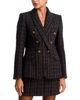 Aqua Aqua Cutaway Double Breasted Tweed Jacket - 2