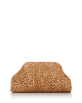 Aqua Aqua Deer Print Calf Hair Clutch
