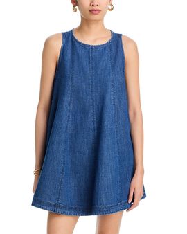 aqua pleated cutout a line dress Beau Asymmetrical Midi Dress | Ivory | Dresses main image 1