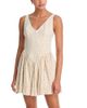 Aqua Aqua Ditsy Floral Drop Waist Mini Dress - 1