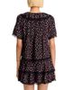 Aqua Aqua Ditsy Floral Lace Short Sleeve Top - 3