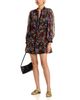 Aqua Aqua Ditsy Floral Long Sleeve Mini Dress - 2