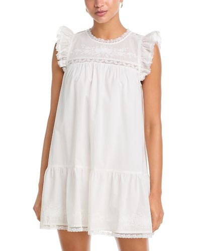 Aqua Aqua Ditsy Sweet Embroidered Dress