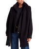 Aqua Aqua Double Face Fringe Scarf Blouson Coat - 1