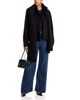 Aqua Aqua Double Face Fringe Scarf Blouson Coat - 2