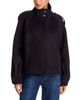 Aqua Aqua Double Face Fringe Scarf Blouson Coat - 3