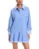 Aqua Aqua Double Layer Mini Shirt Dress - 1