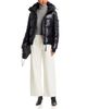 Aqua Aqua Ella Glossy Hooded Puffer Coat - 2