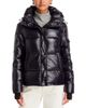 Aqua Aqua Ella Glossy Hooded Puffer Coat - 3