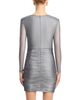 Aqua Aqua Embellished Exaggerated Cowl Neck Dress - 6