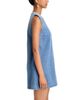 Aqua Aqua Embellished Faux Pearl Denim Mini Dress - 5
