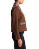 Aqua Aqua Embellished Faux Suede Jacket - 5