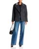 Aqua Aqua Embellished Hourglass Double Breasted Peacoat - 2