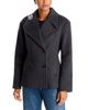 Aqua Aqua Embellished Hourglass Double Breasted Peacoat - 3