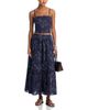 Aqua Aqua Embroidered Crop Top - 2