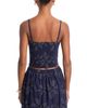 Aqua Aqua Embroidered Crop Top - 3