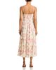 Aqua Aqua Embroidered Floral Lace Trim Midi Dress - 4