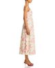 Aqua Aqua Embroidered Floral Lace Trim Midi Dress - 5