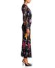 Aqua Aqua Embroidered Mesh Maxi Dress - 6