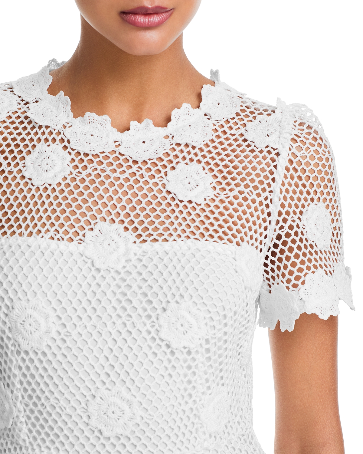 aqua embroidered scalloped mini dress - exclusive Mini Dress Bloomingdales Aqua Gowns Embroidered Scalloped Mini Dress Exclusive
