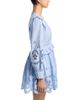 Aqua Aqua Embroidered Poplin Long Sleeve Mini Dress - 5