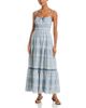 Aqua Aqua Eyelet Embroidered Maxi Dress - 1