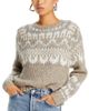 Aqua Aqua Fair Isle Crewneck Sweater - 1