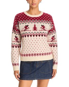 Aqua Aqua Fair Isle Skier Sweater