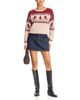 Aqua Aqua Fair Isle Skier Sweater - 2
