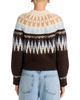 Aqua Aqua Fair Isle Zip Front Cardigan - 3
