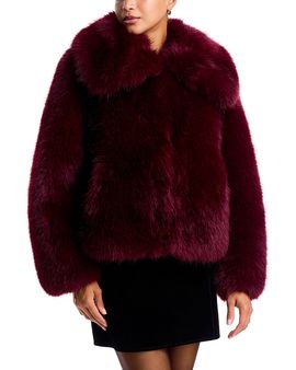 Aqua Aqua Faux Fur Collar Jacket
