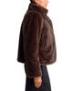 Aqua Aqua Faux Fur Puff Sleeve Jacket - 5