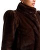 Aqua Aqua Faux Fur Puff Sleeve Jacket - 6