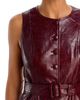 Aqua Aqua Faux Leather Belted Mini Dress - 3