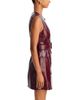 Aqua Aqua Faux Leather Belted Mini Dress - 5