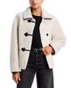 Aqua Aqua Faux Shearling Spread Collar Jacket - 3