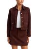 Aqua Aqua Faux Suede Collared Jacket - 2
