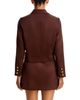 Aqua Aqua Faux Suede Collared Jacket - 3