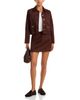 Aqua Aqua Faux Suede Collared Jacket - 6