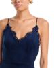 Aqua Aqua Faux Suede Lace Trim Slip Dress - 3