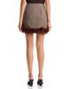 Aqua Aqua Feather Trim Mini Skirt - 3