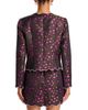 Aqua Aqua Floral Brocade Crystal Scallop Trim Jacket - 3