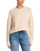 Aqua Aqua Floral Cable Knit Sweater - 1