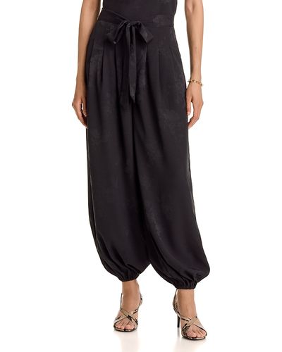 Aqua Aqua Floral Jacquard Balloon Pants