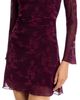 Aqua Aqua Floral Jacquard Mesh Mini Dress - 3