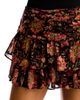 Aqua Aqua Floral Print Ruffled Mini Skirt - 5