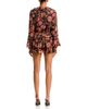 Aqua Aqua Floral Print Ruffled Mini Skirt - 6