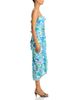 Aqua Aqua Floral Ruffle Tie Waist Midi Dress - 5