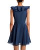 Aqua Aqua Flutter Sleeve Ruffle Mini Dress - 4