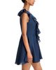 Aqua Aqua Flutter Sleeve Ruffle Mini Dress - 5